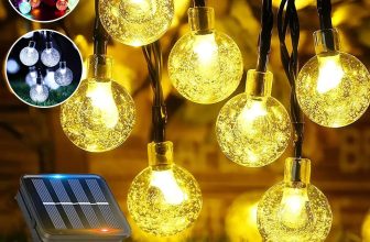 LED Ball Solar Light Party Fairy Outdoor Retro Ball String Lights Patio Garden