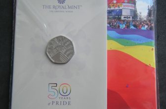 2022 50 Years of Pride BU 50p Fifty Pence Coin Brilliant Uncirculated  Pack