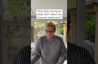 Why does having an affair NOT affect the financial settlement? #divorce #law #solicitor