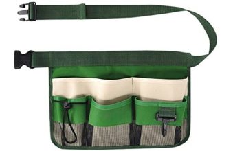 (Assorted Color) Heavy Duty Gardening Tool Belt For Women & Men Oxford