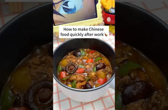 Classic Chinese cooking: Chicken Stew with Mushrooms