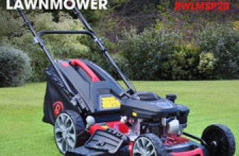 Petrol Lawnmower Self Propelled RocwooD 173cc 20″ Mower Mulching Garden Lawn 60L