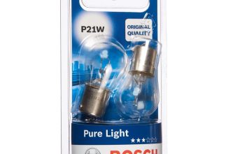 Bosch P21W (382) Pure Light Car Light Bulbs 12 V 21 W BA15s 2 Bulbs