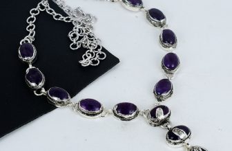 Natural Amethyst Electrofromed Necklace 925 Sterling Silver Jewelry For Birthday