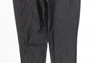 Matalan Womens Black Viscose Blend Trousers Size 12 L29 in
