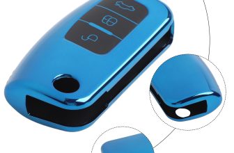 Practical Car Key Fob Cover 3 Button Accessory Flip For Ford Fiesta Focus Parts