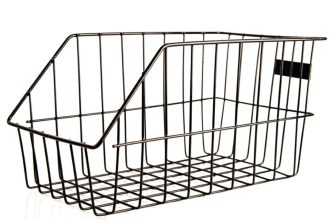 Bike Basket Adie Metal Rear Tray Luggage Shopping Carrier Basketpacking Black