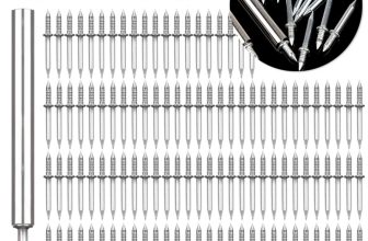 200Pcs Double-Head Skirting Thread Seamless Nails Double-Headed Nails Screw Tool