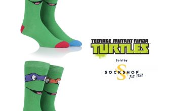 Teenage Mutant Ninja Turtles Socks -Green Cotton Sizes 6-11 and 11-13 – SOCKSHOP