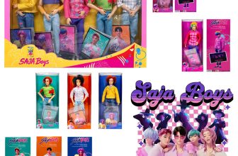 30cm Kpop Demon Hunters Doll Saja Boy Set Birthday Kids Xmas Gifts Action Figure