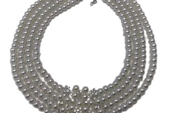 Charming Vintage Pearl Flower Jewelry Set for Weddings and Special Events