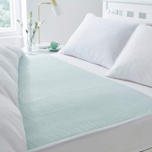 Double Deluxe Bed Pad 85 x 135 cms,33½” x 53½” With Tucks, 4 litre Absorbency