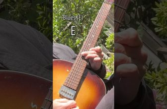 Easy Acoustic Blues guitar licks (E) 🎸