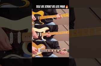 Fender Tele vs Strat vs Gibson Les Paul – Best blues guitar sound?🔥 #shorts #music #youtubeshorts