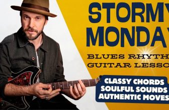 Stormy Monday; Blues Rhythm Guitar lesson. Must know chords & tricks. From T-Bone to Allman Brothers