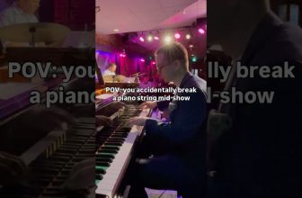 POV: breaking a piano string mid-show! #jazzpiano #piano #pianist