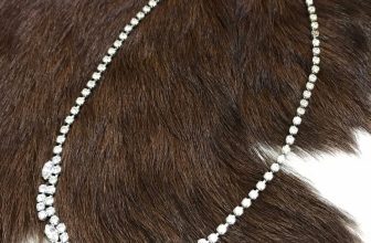 Vintage Clear Silver Rhinestone Necklace