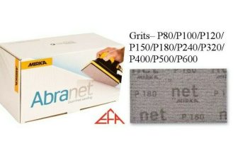 Mirka Abranet Strips 70x125mm Packs of 10 – Woodturning/Woodworking