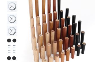 4PCS Wooden Furniture Tapered Cone Legs Feet For Stools Sofa Table Chair 15-69cm