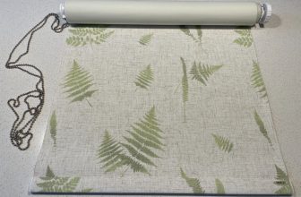 Blinds2Go Roller Blind Twist2Go 59cm Wide 210cm Drop Window Recess Left Control