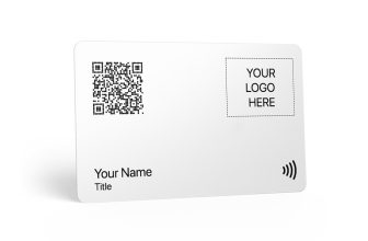 TAPiTAG Digital Business NFC CARD with QR Code