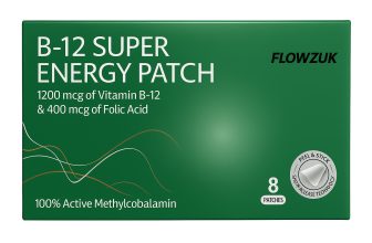 Vitamin B12 energy Patches Transdermal High Strength Complex Folic Acid 8pcs