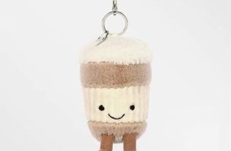 Amuseable Coffee To Go Bag Charm Cup Keychain With Tag & Dust Bag