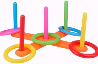 Garden Games Ring Toss Fun Target Based Quoits Throw Game Toys for Kids Outdoors