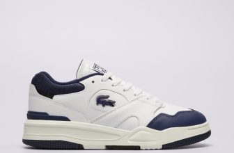 Lacoste Trainers Mens White Leather Sneakers With Logo – LINESHOT Size 10