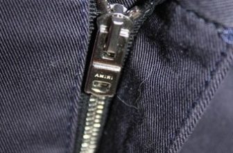 Amiri Womens Cotton Wide Leg Hook & Eye Pocket Cargo Pants Navy Blue Size 38