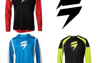 Shift Motocross Jersey Whit3 White Label Black Red Blue Yellow MX Cycle MTB