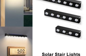 Waterproof Solar Wall Light 4/6/8 LED Wall Sign Light  Garden Decoration