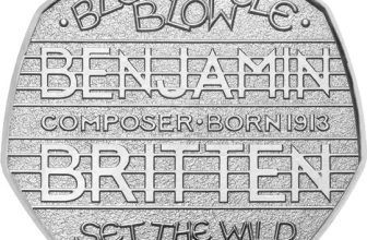 2013 100th Anniversary of the Birth of Benjamin Britten 50P Fifty Pence Coin VGC