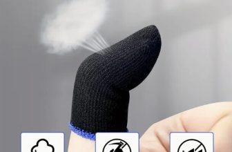 4PCS BLACK X BLUE ESPORT GAMING FINGER SLEEVES – ANTI SWEAT FINGER & THUMB COVER