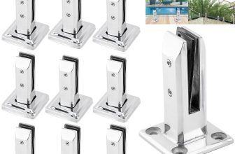 1-20x Stainless Steel Spigot Glass Fence Clamp Pool Fencing Balustrade Spigots