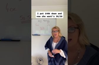I put £40k down and now she wants 50/50 #uk #divorce #marriage #familylaw #solicitor