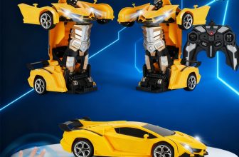 2 in 1 Transforming Remote Control Car, One-Click Deformation Robot RC Car Toys