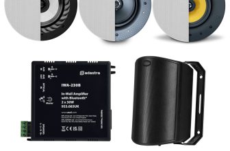 Adastra IWA230B 2x30W In-Wall Stereo Amplifier with Bluetooth