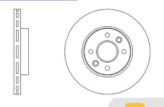 2x Vented Brake Discs and Pads fits KIA RIO Mk3 1.25 Front 11 to 17 256mm Set