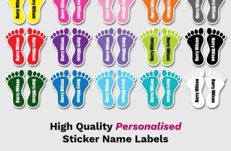 24 Pairs Personalised Shoe Name Labels Tag Stickers Kids Feet School Waterproof