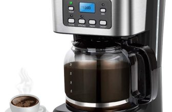 1.5L Filter Coffee Maker Machine 12 Cup Automatic Setting Digital Timer 950W UK