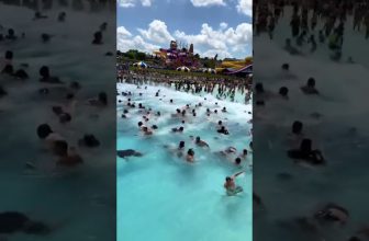 Poseidons rage wave pool at Mt. Olympus Waterpark! ￼