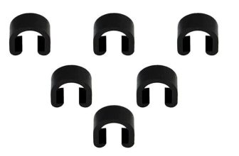 Bike-Cycle-Bicycle Brake & Gear Cable Housing Guides C Clip x 10