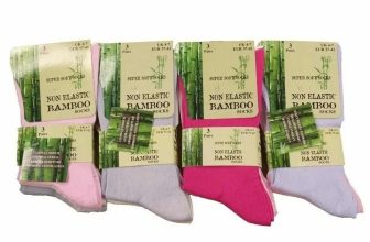 3/6/12 Pairs Ladies Bamboo Non Elastic Diabetic Super Soft Socks Size UK4-7
