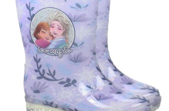 Kids Girls Frozen PVC Wellies Rain Boot Anti-Skid Snow Boot Officially Licensed