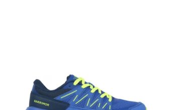 Karrimor Caracal Trail Trainers Mens Blue Lime All Sizes *REFUBX
