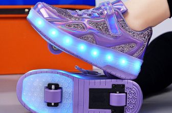 LED Wheel Trainers For Kids Boy Girls Flash Roller Skate Sneakers Skates Shoes –