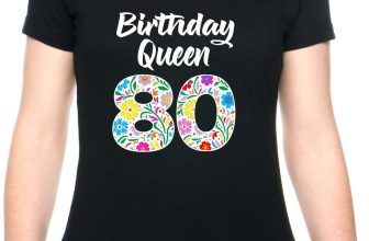 Birthday Queen 80 Ladies T-Shirt Gift For 80th Birthday 80 Year Old