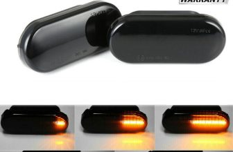 2x Dynamic Flowing LED Side Marker Indicator Light Repeater For VW Golf MK4 Ford