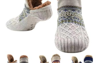 NEW Fluffy And Warm Non Slip Knitted Slipper Socks For Women And Men